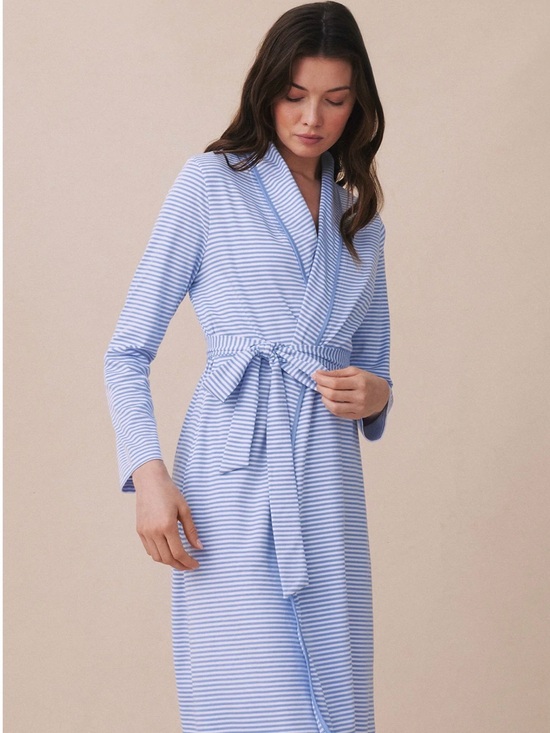 LAKE Other - Lake Pajamas Pima Robe in Hydrangea